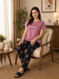 Mauve Pink Good Things Nightsuit Set