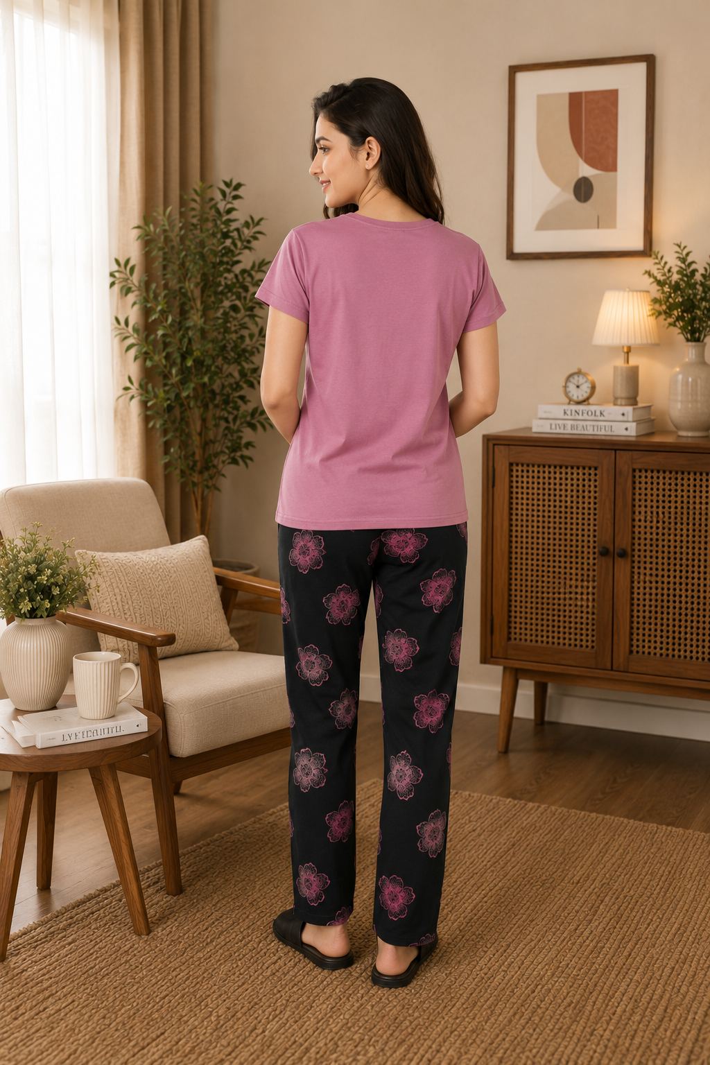 Mauve Pink Good Things Nightsuit Set