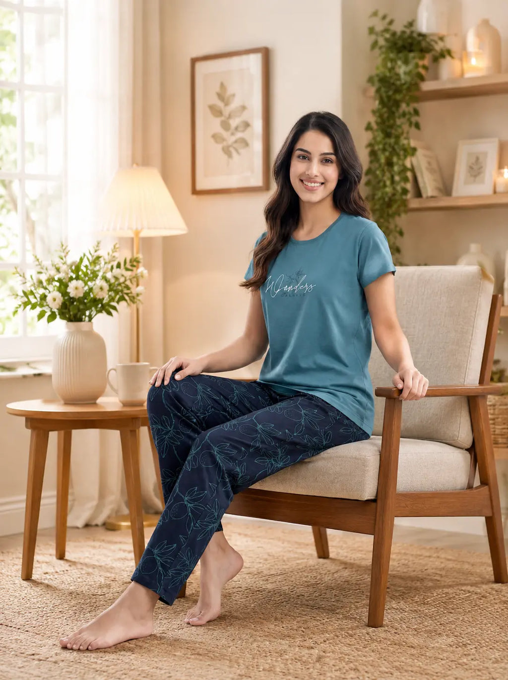 Teal Whisper Lounge Set