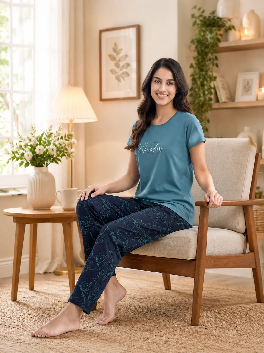Teal Whisper Lounge Set