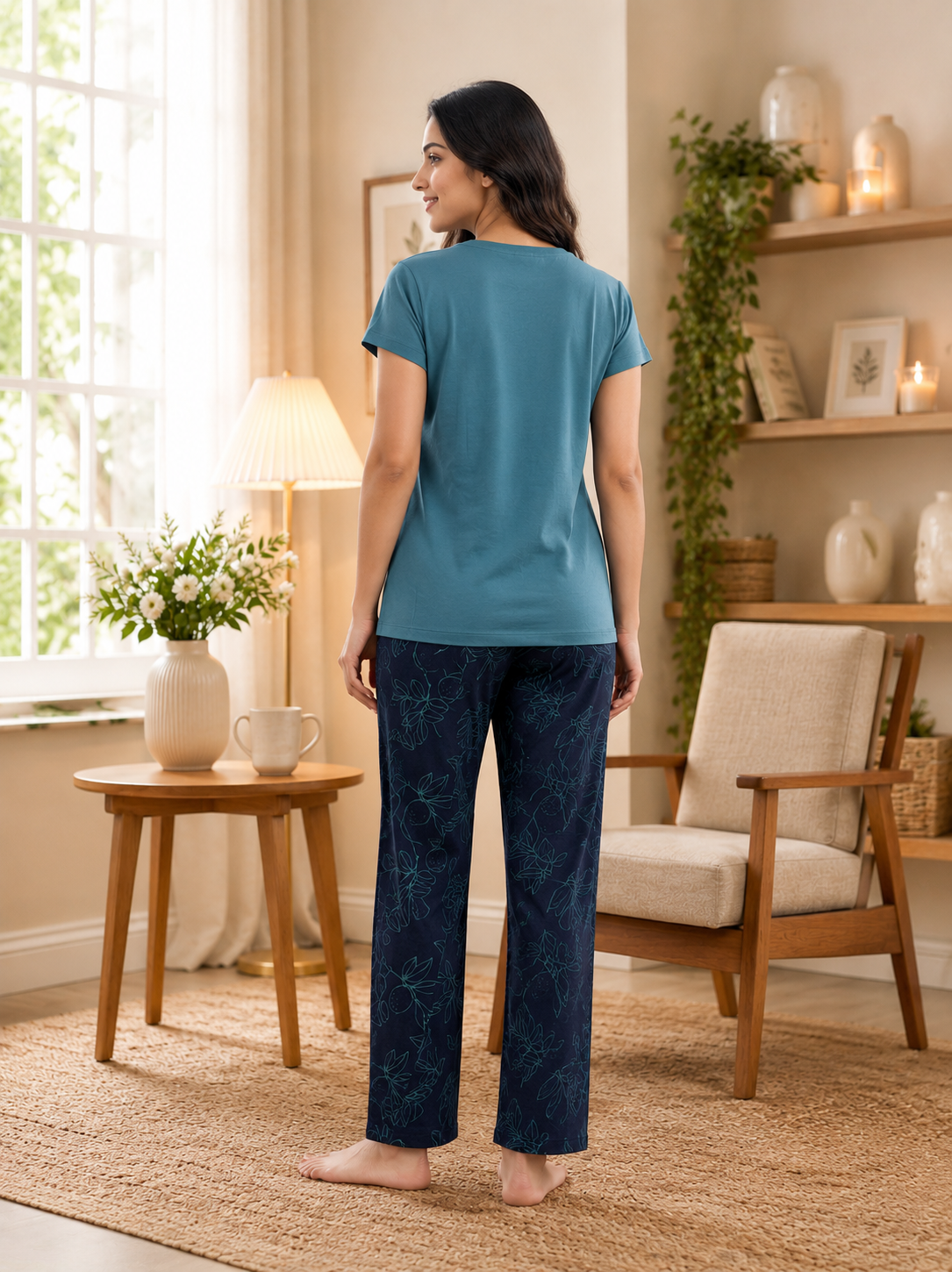 Teal Whisper Lounge Set