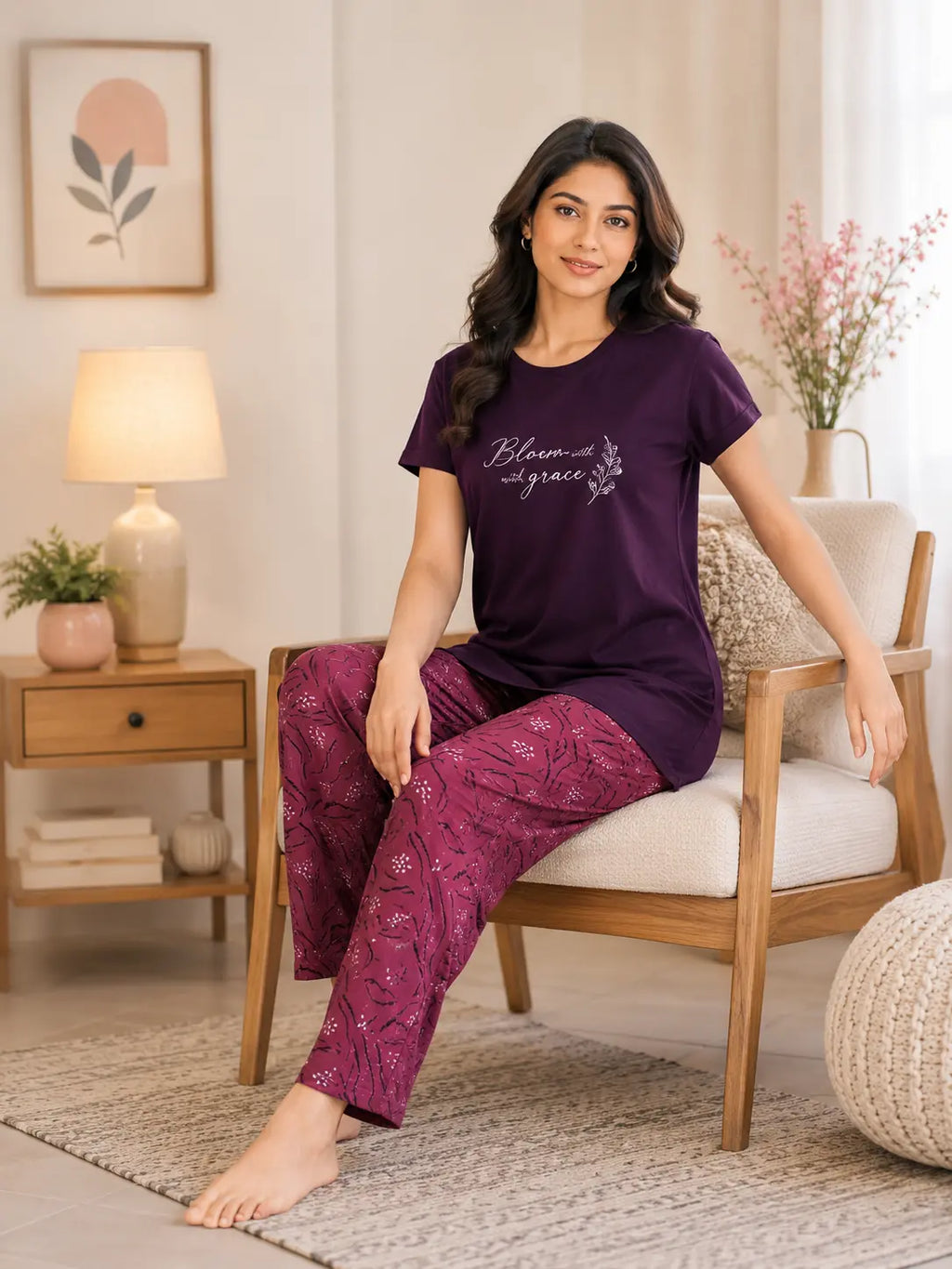 Plum Grace Lounge Set