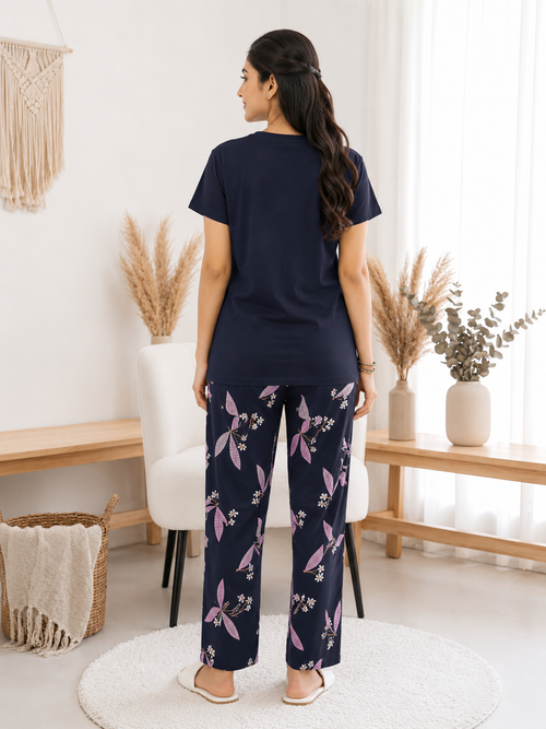Navy Grateful Night Suit