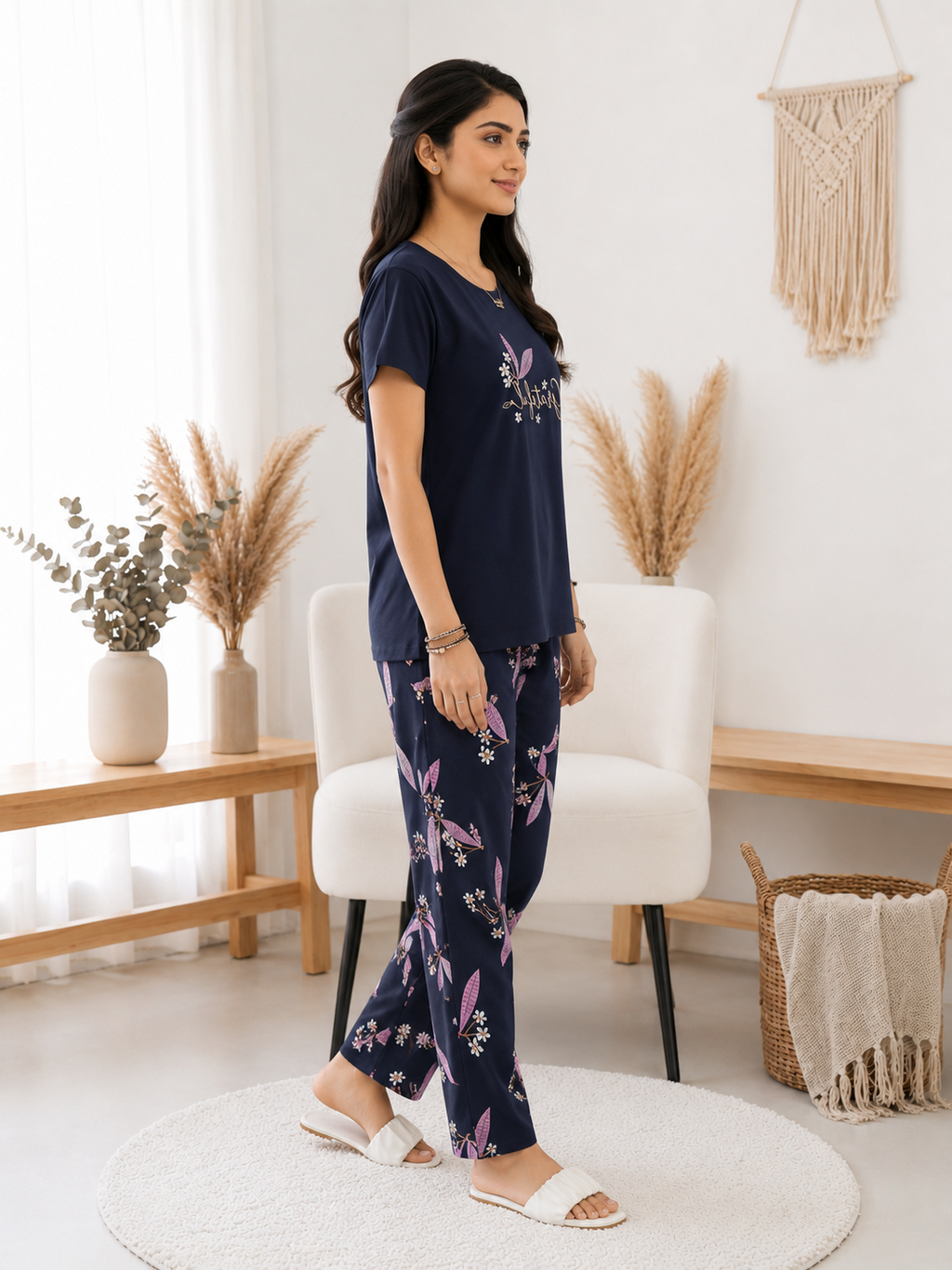 Navy Grateful Night Suit