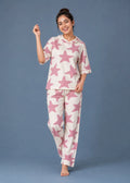 Pink Star Print Loungewear Set