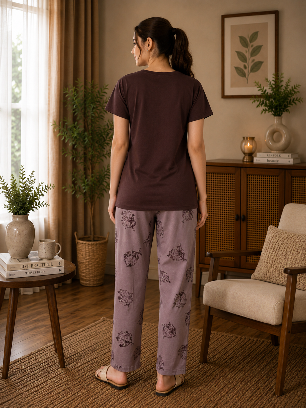 Dark Cocoa Find Beauty Nightsuit Set