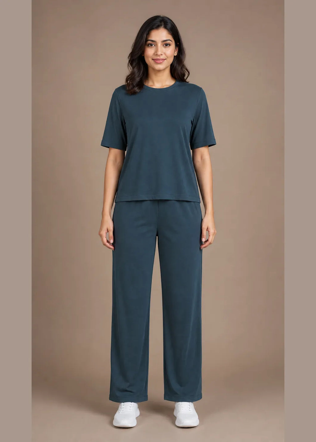 Dark Teal Textured Minimalist Travel Set