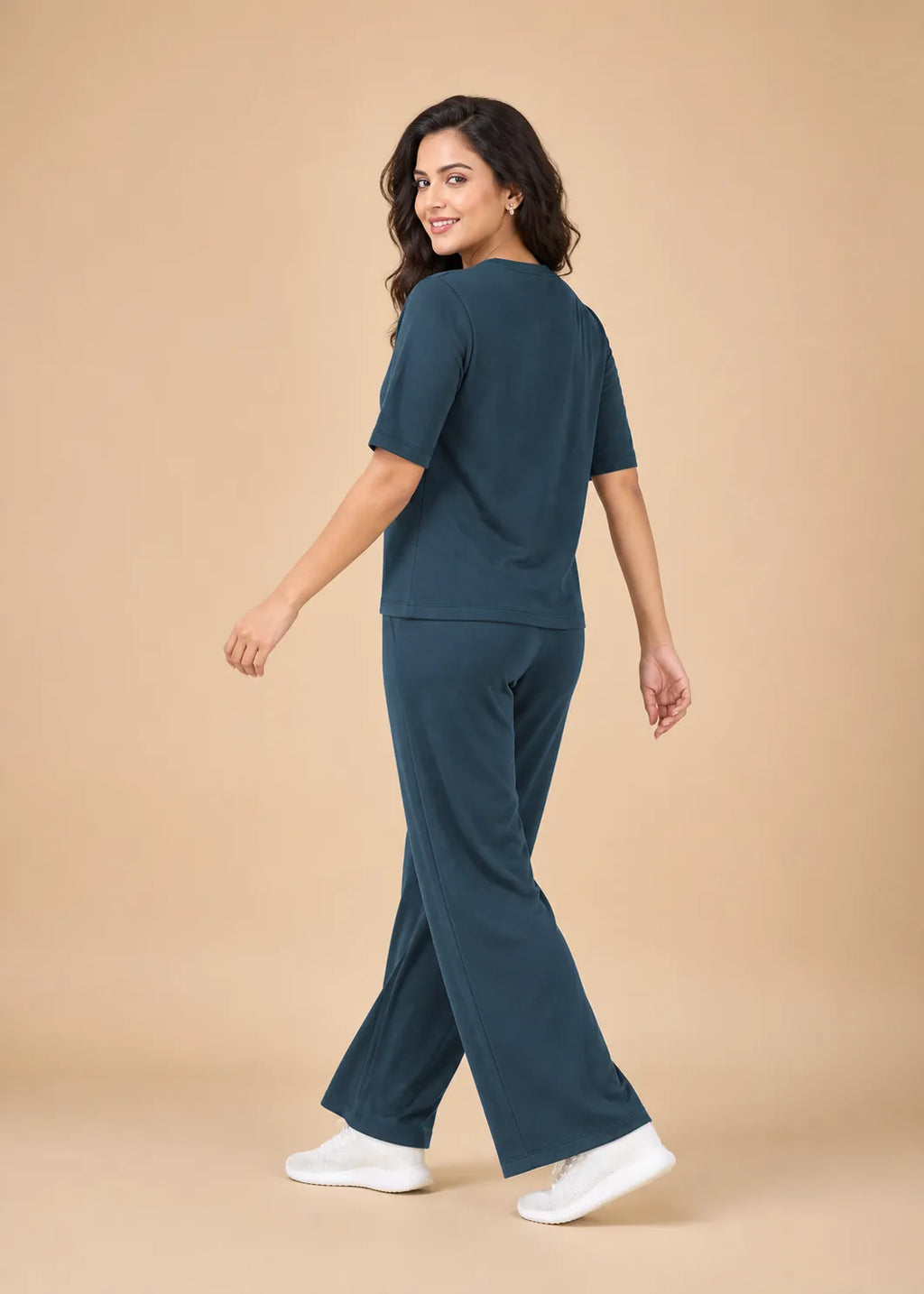 Dark Teal Textured Minimalist Travel Set