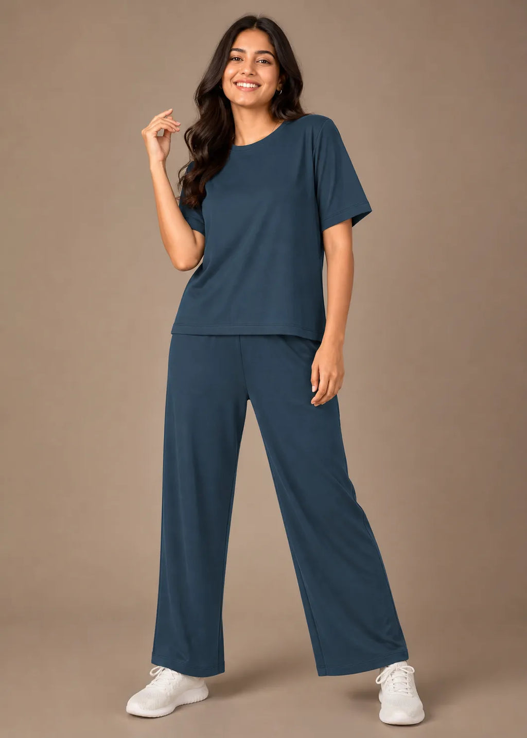 Dark Teal Textured Minimalist Travel Set