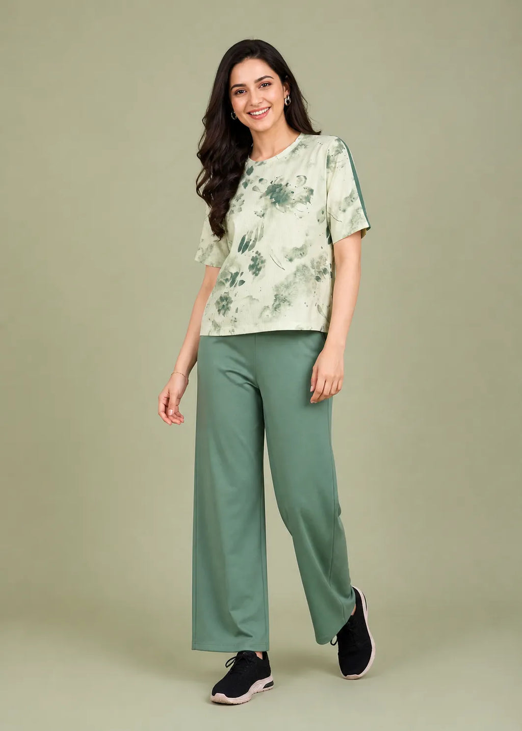 Green Tie Dye Travel Set