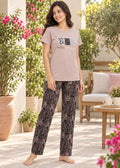 Peach Enjoy Today Nightsuit Set