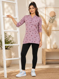 Rose Mist Printed Kurti