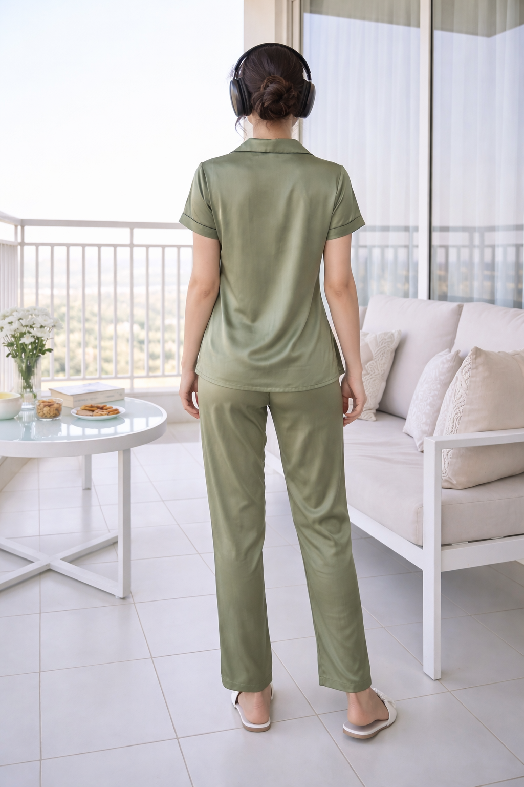 Sage Silk Comfort Set