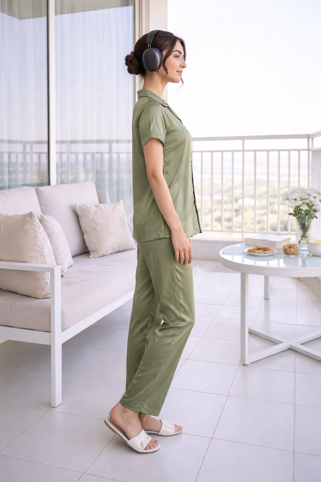 Sage Silk Comfort Set