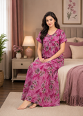 Magenta Floral Alpine Nightgown