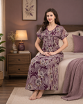 Muted Purple Floral Alpine Nightgown