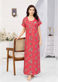 Red Floral Alpine Nightgown