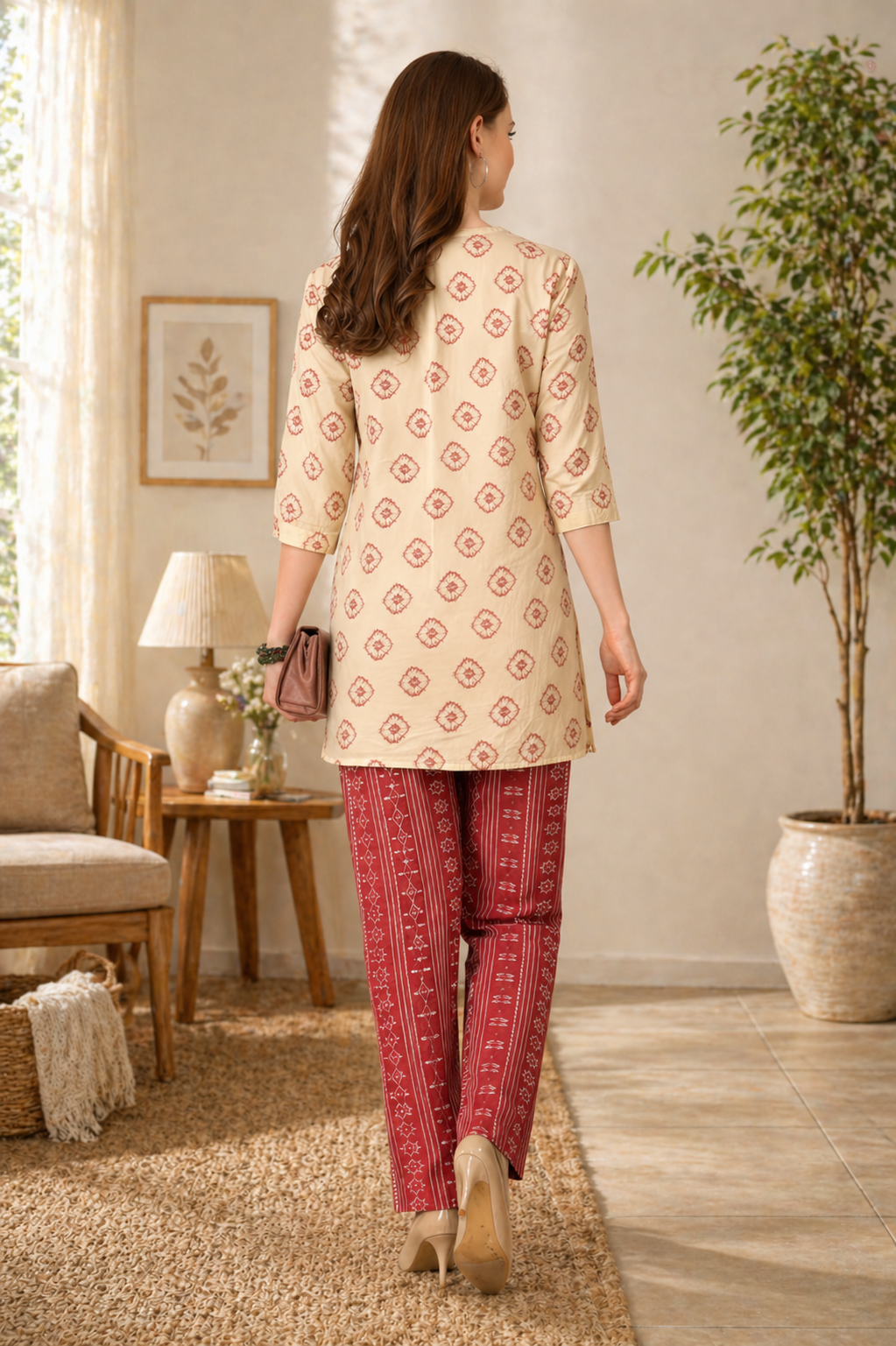 Peach Blossom Co-Ord Set