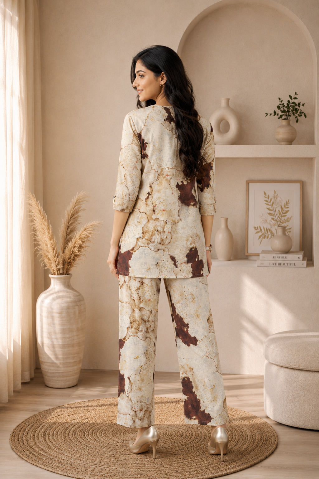 Marble Mist Kurti Set