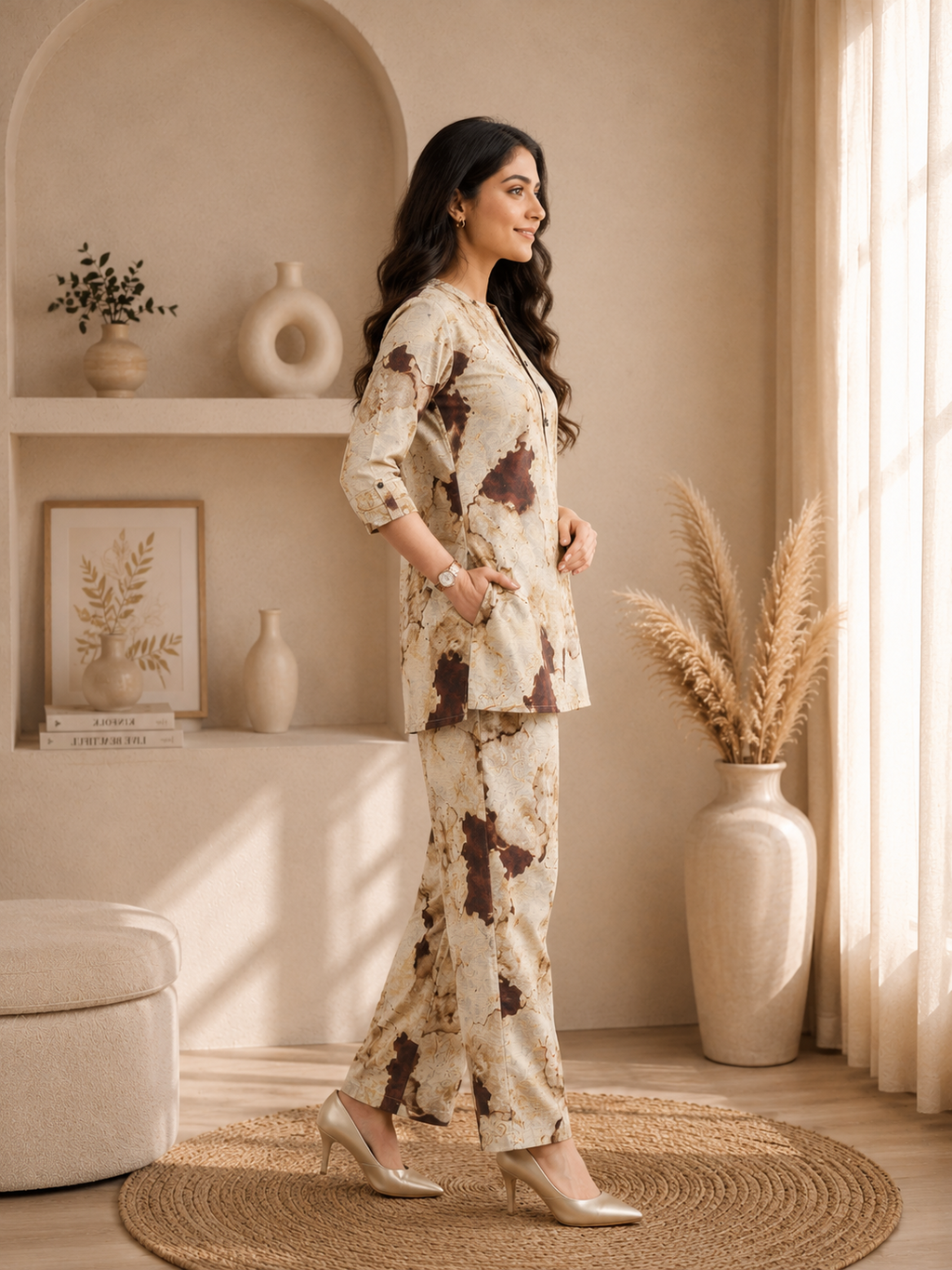 Marble Mist Kurti Set