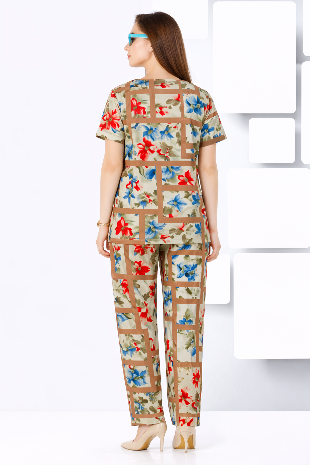 Floral Mosaic Lounge Set