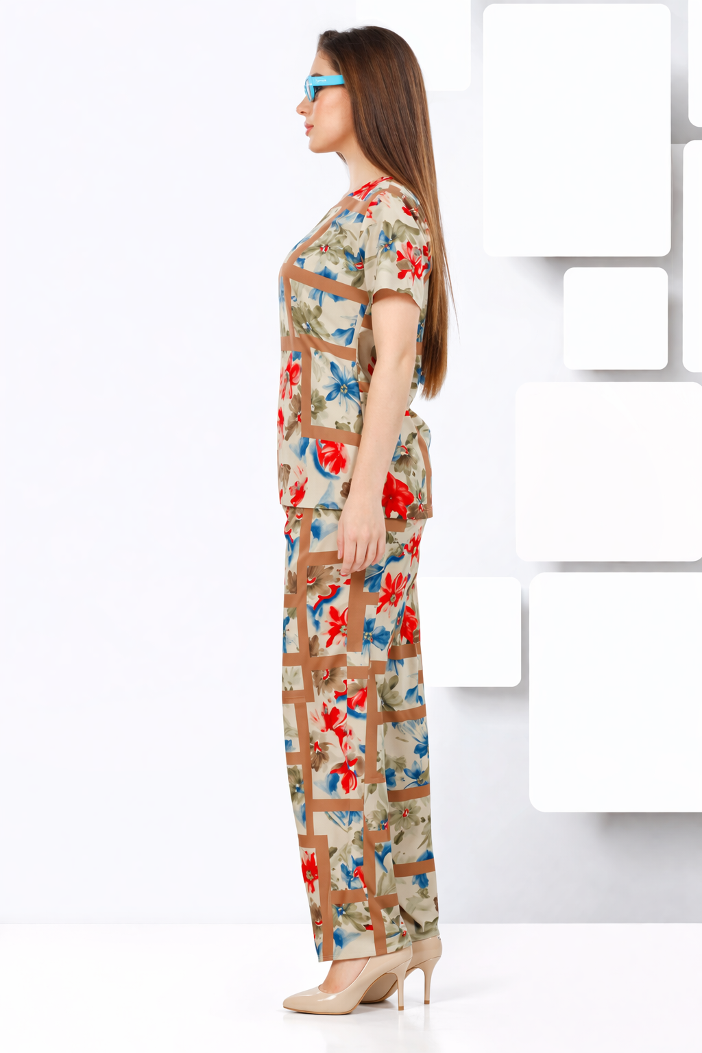 Floral Mosaic Lounge Set