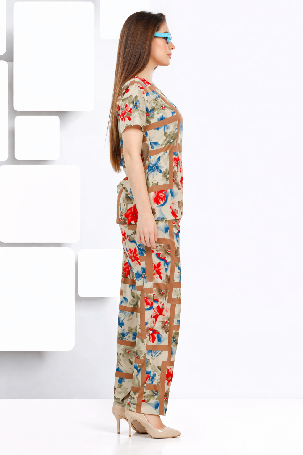 Floral Mosaic Lounge Set