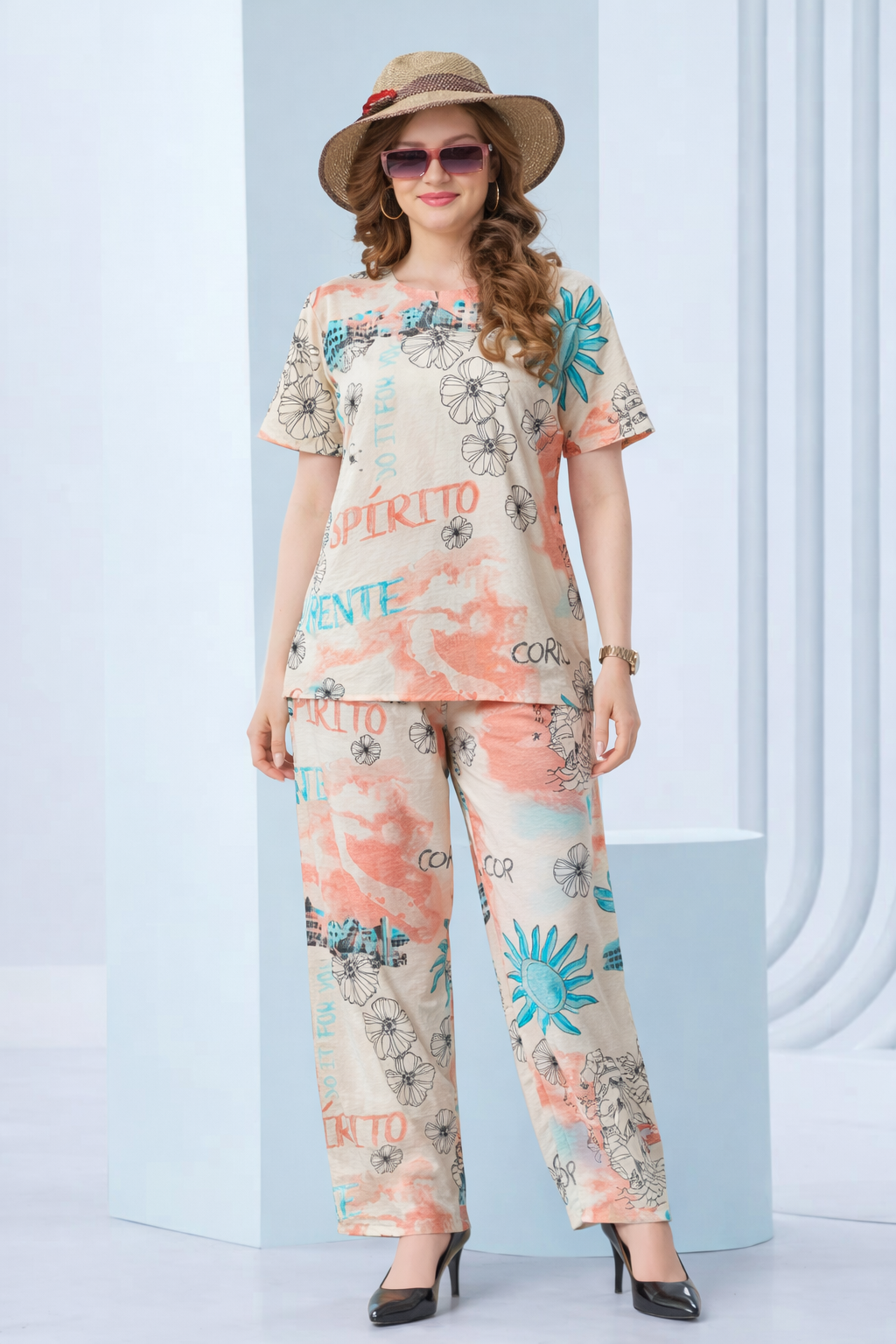 Sunset Bloom Lounge Set
