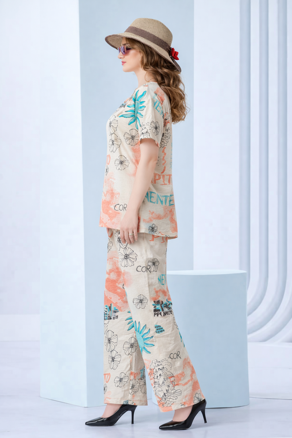Sunset Bloom Lounge Set