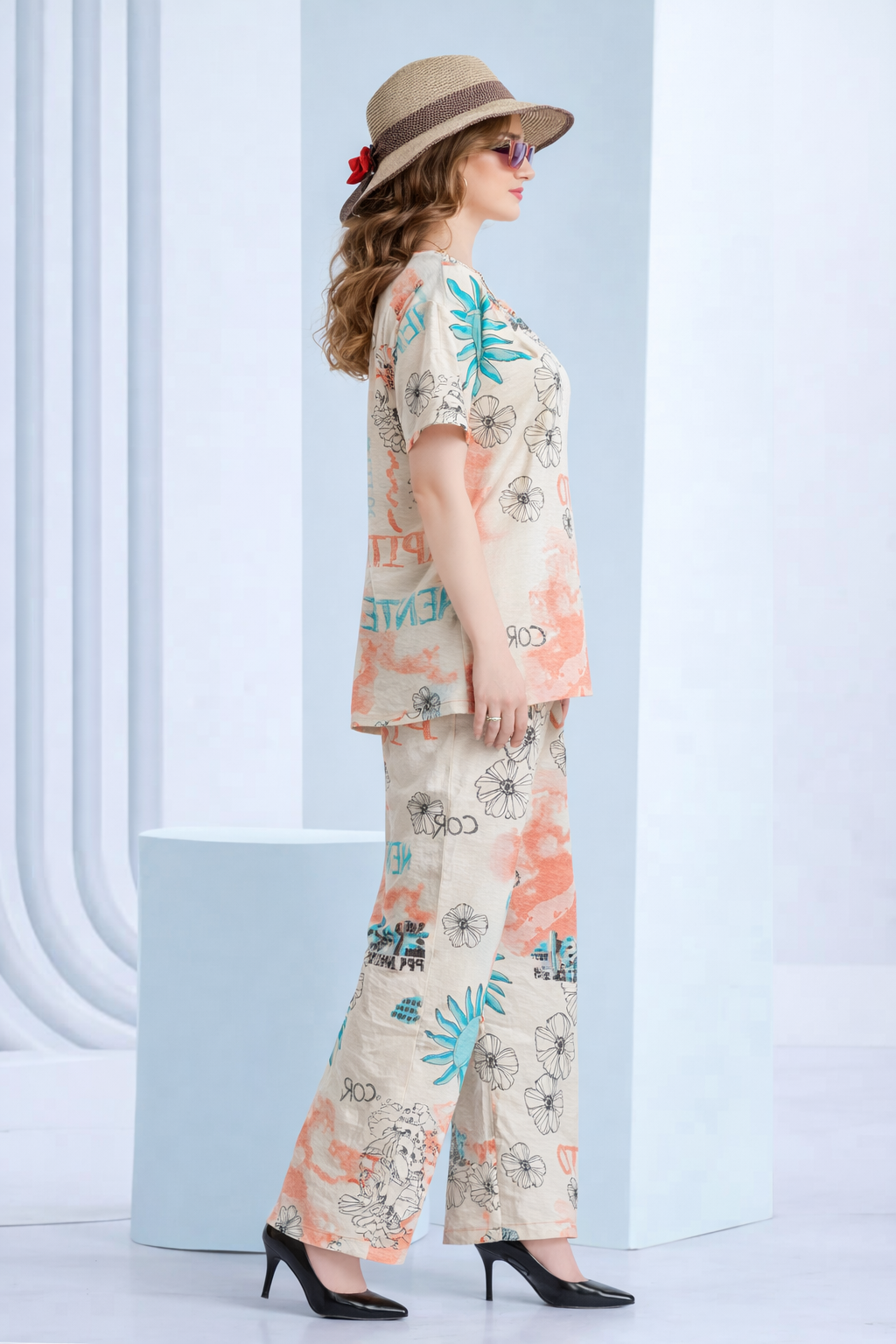 Sunset Bloom Lounge Set