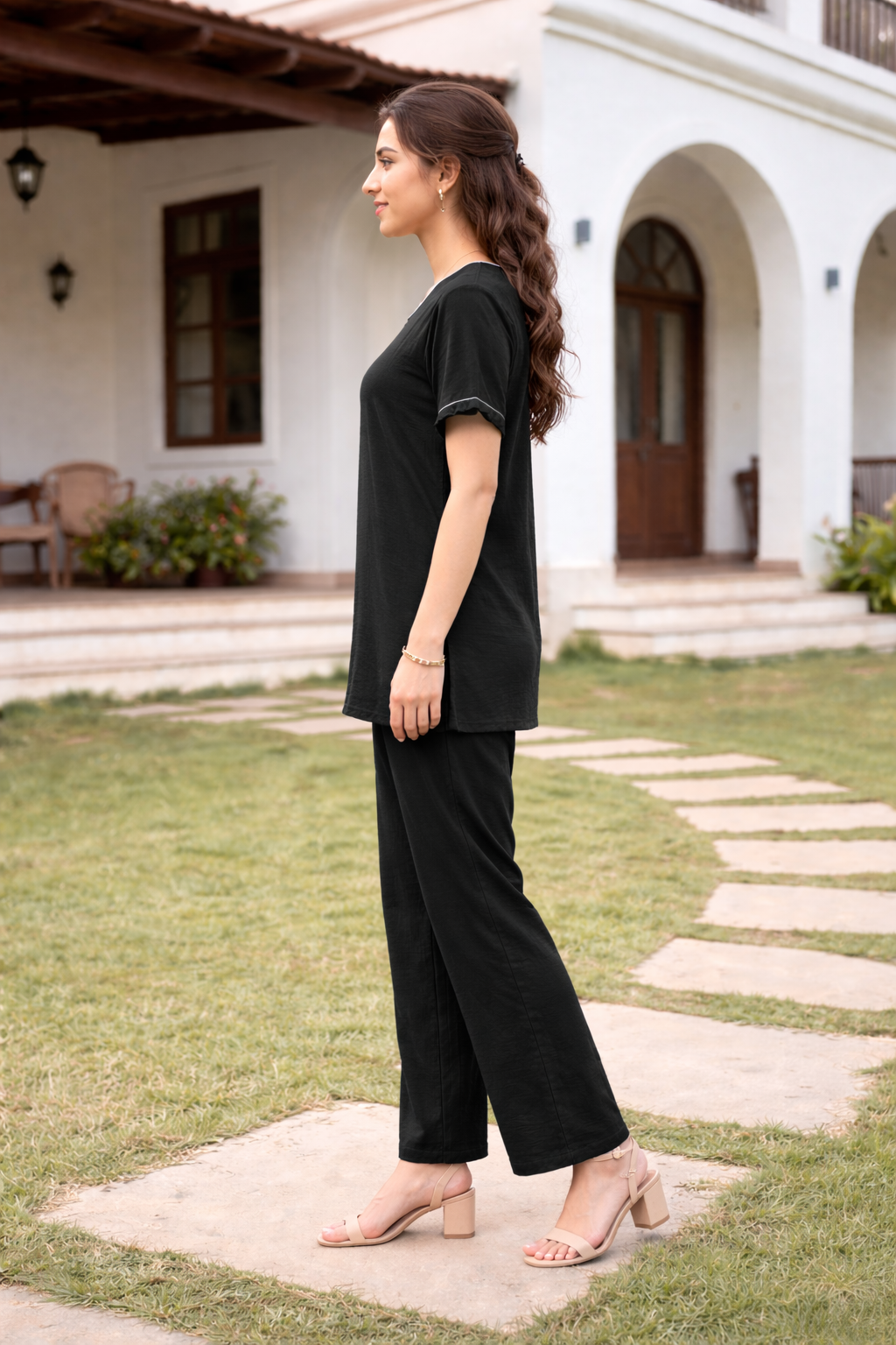 Midnight Blossom Co-ord Set
