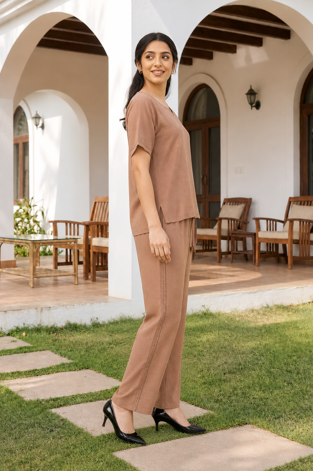 Mocha Calm Co-Ord Set