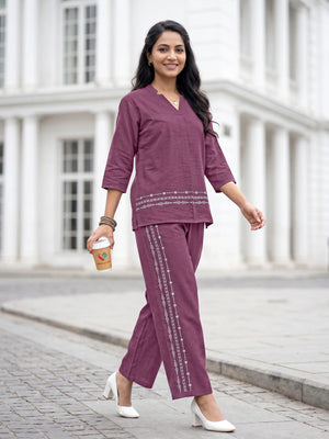 Deep Plum Purple