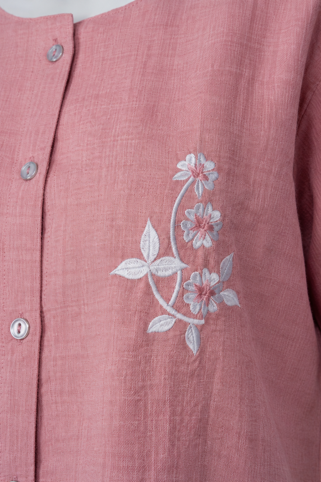 Floral Motif Linen Set