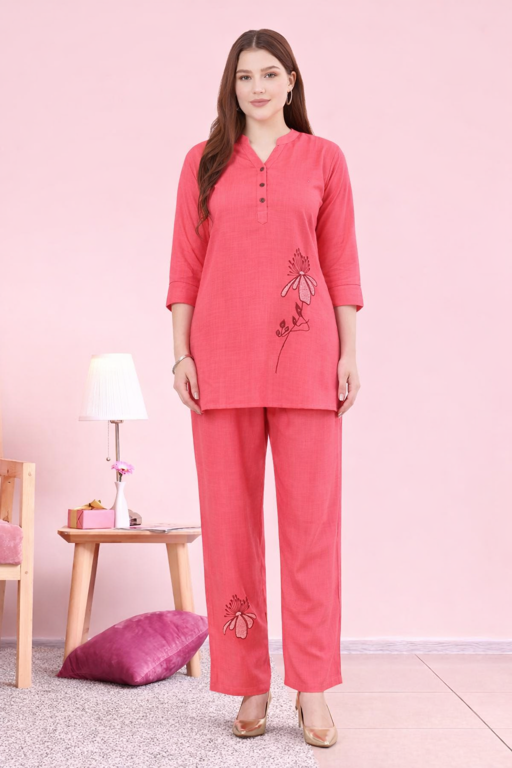 Coral Crush Co-Ord Set