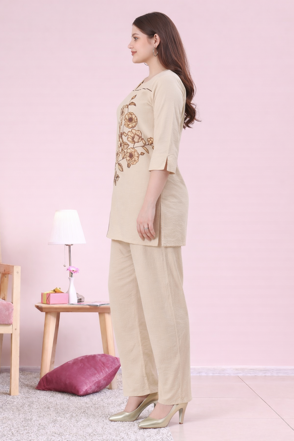 Champagne Bloom Co-Ord Set