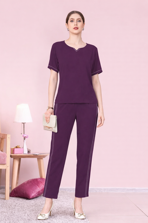 Deep Plum Purple
