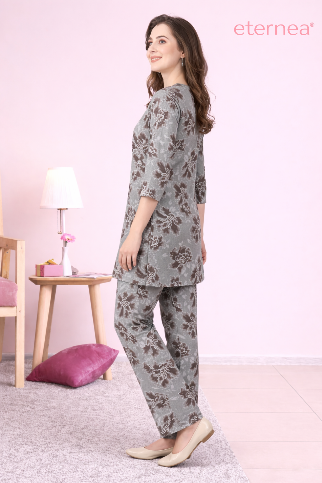 Smoky Bloom Lounge Set