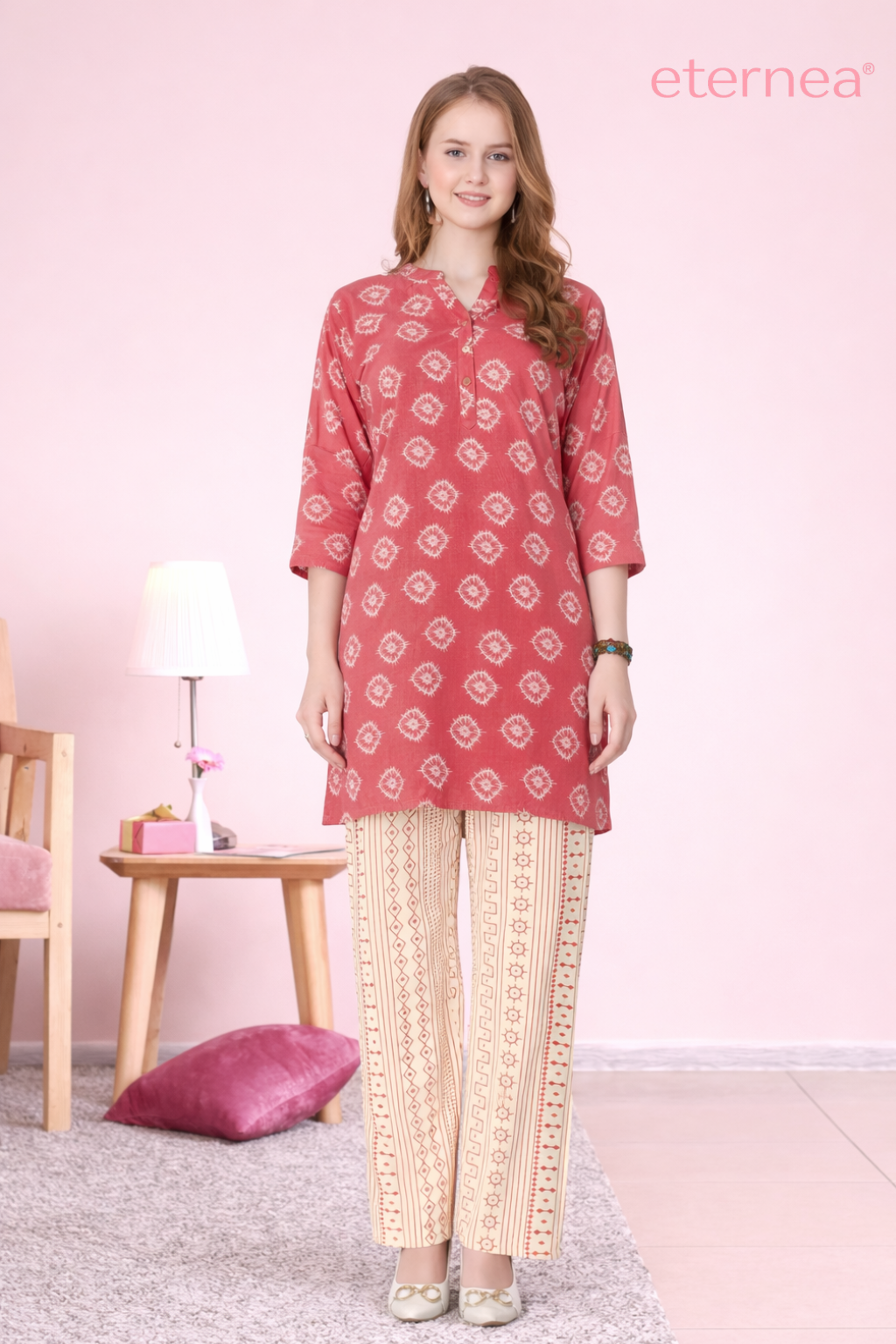 Blossom Pink Kurta Set