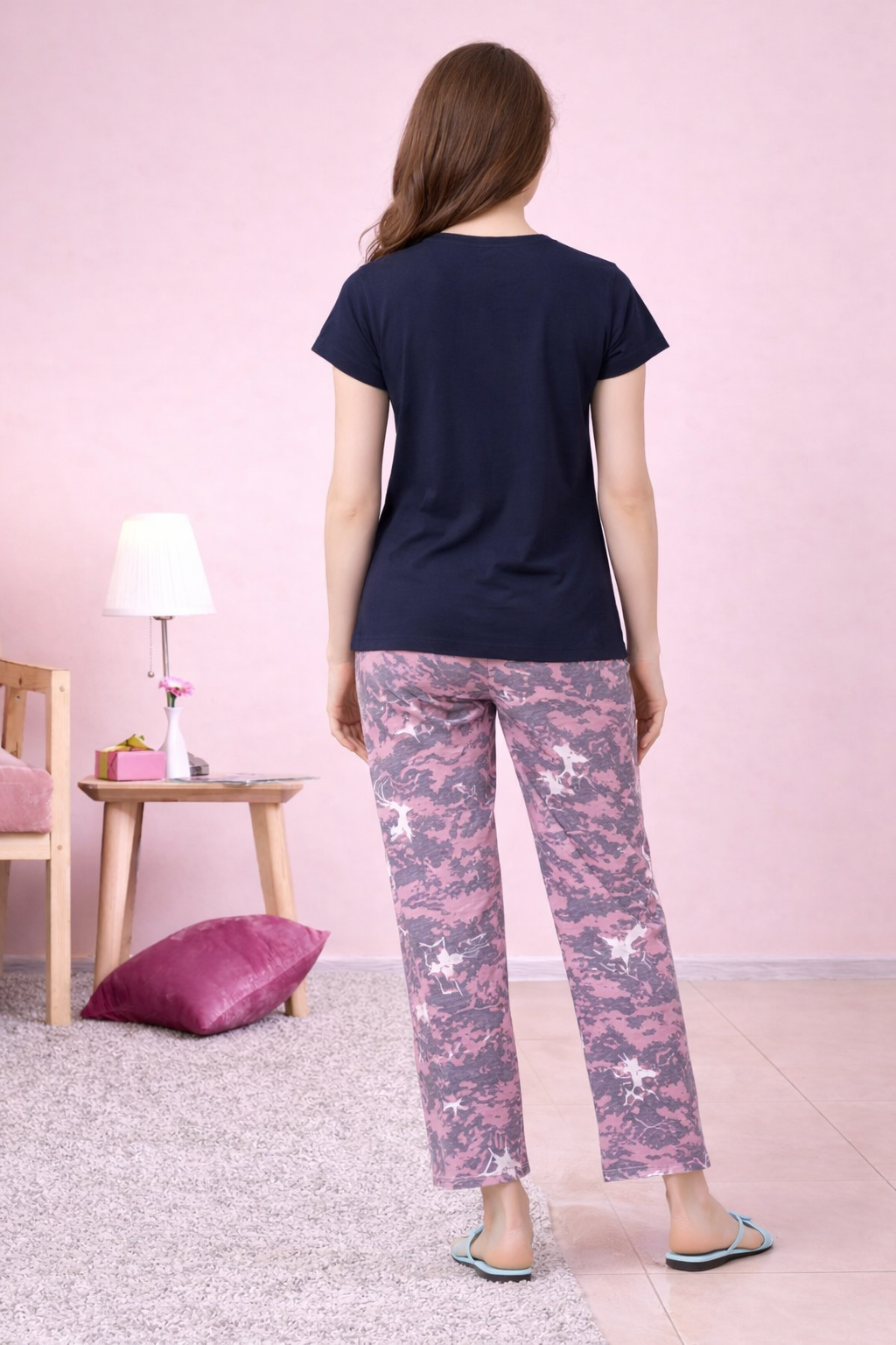 Midnight Bloom Lounge Set