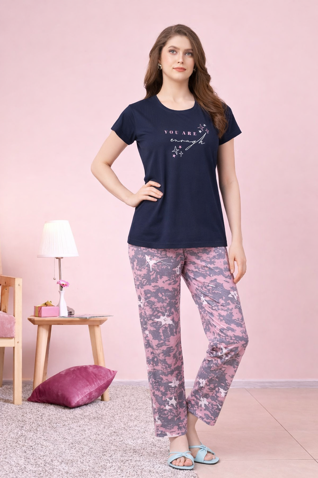 Midnight Bloom Lounge Set