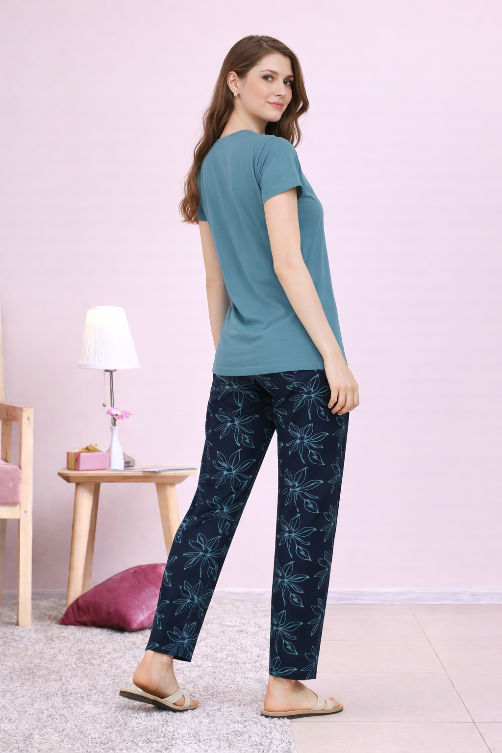 Teal Whisper Lounge Set